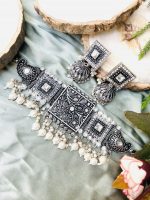 Premium choker set white - Image 2