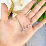 Name necklace stylish font