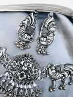 Oxidised choker set - Image 3