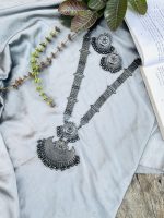 Black long necklace