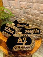 Name clutch Crystal work