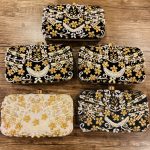 Embroidered clutch