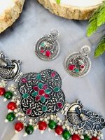 Sajani Choker set Ruby - Image 5