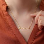 Name necklace stylish