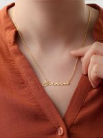 Name necklace stylish