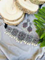 Pahal choker set Ruby - Image 4
