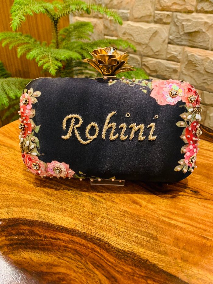 Floral name clutch - Image 1