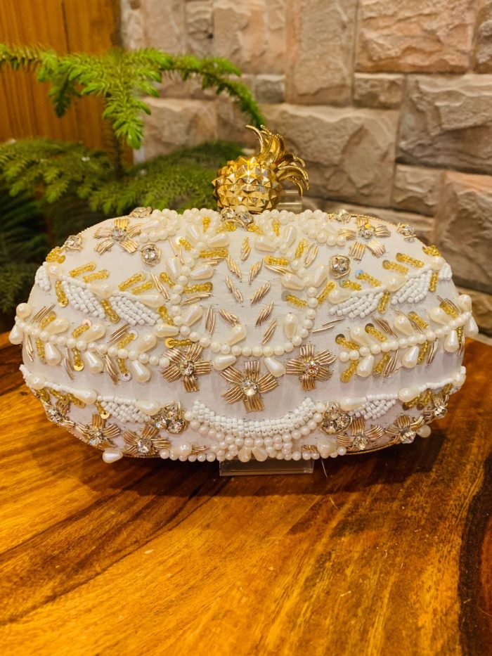 Embroidered clutch - Image 1