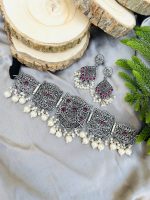 Pahal choker set Ruby - Image 5