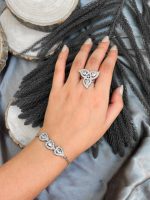 Bracelet with ring combo