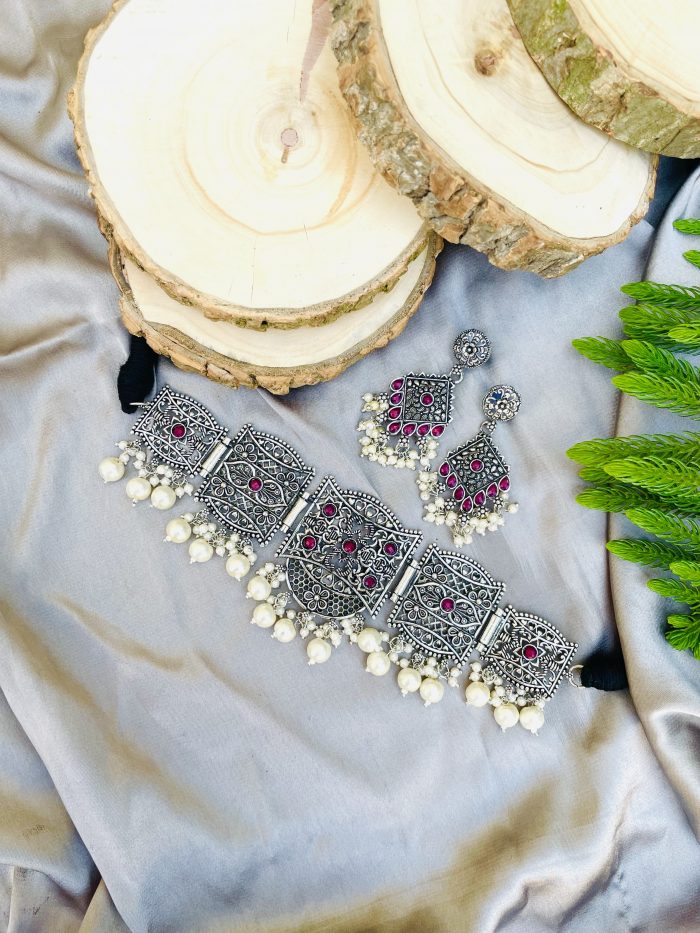 Pahal choker set Ruby - Image 2