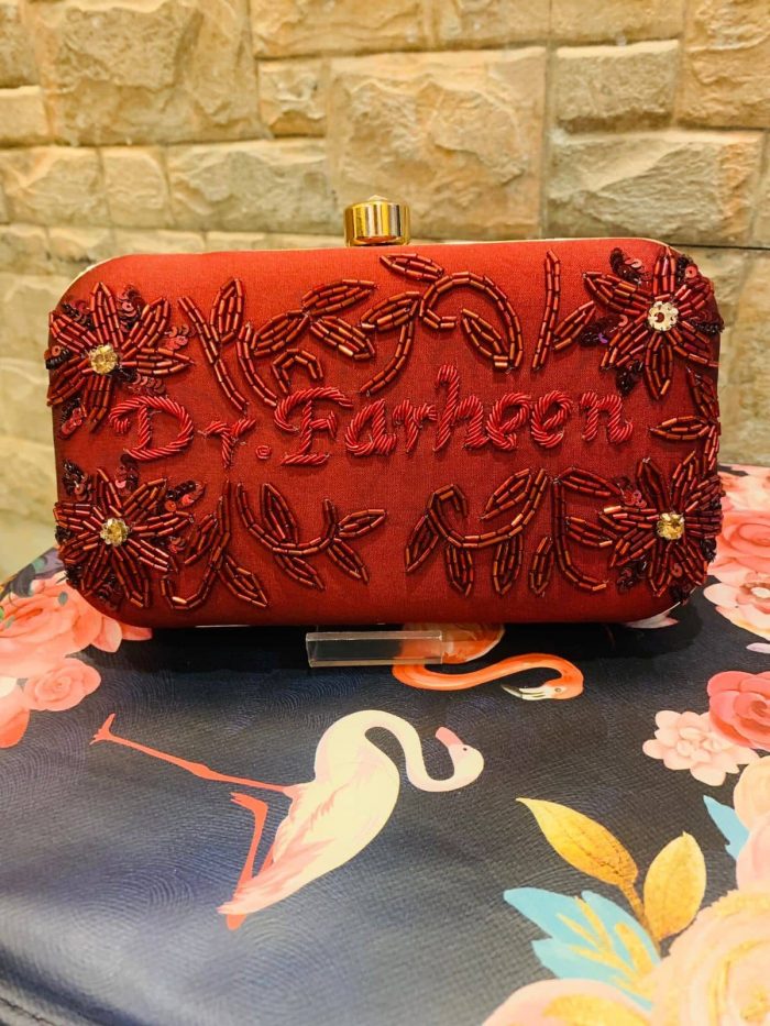 Red Name clutch - Image 1