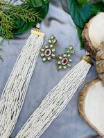 Aaru long kundan necklace - Image 3