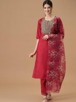 Floral dupatta pant Suit