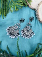 Alia Bhatt Earrings silver - Image 2