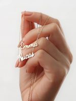 Name necklace Silver