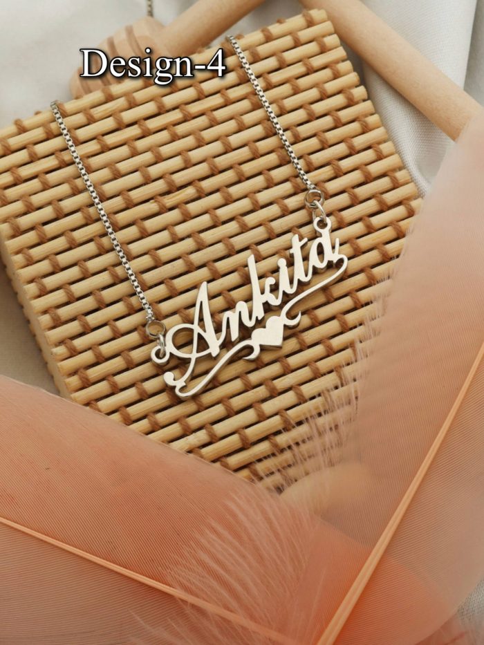Name necklace Silver - Image 5