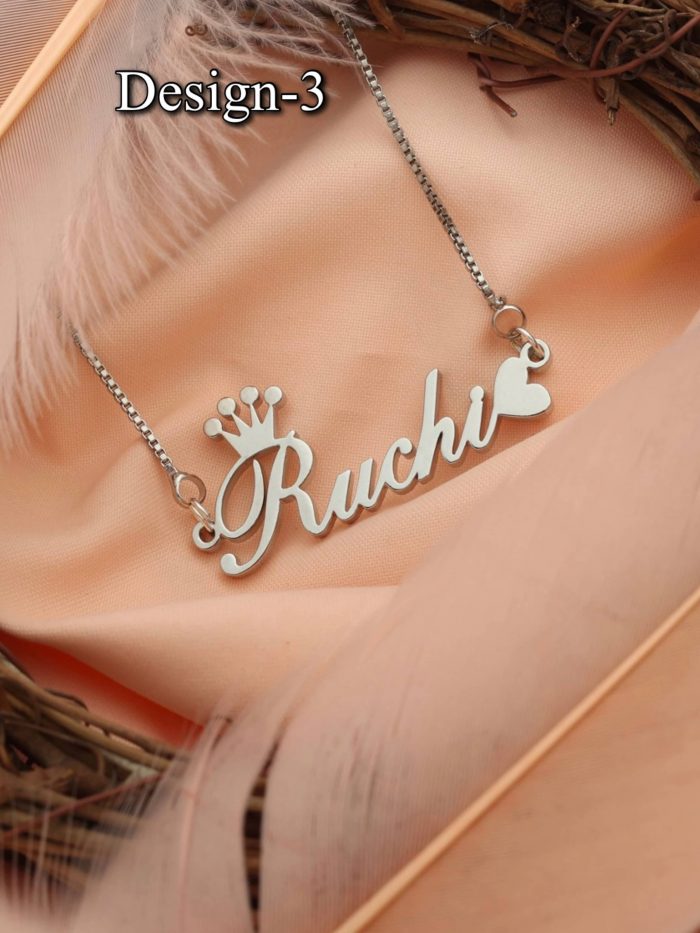 Name necklace Silver - Image 4