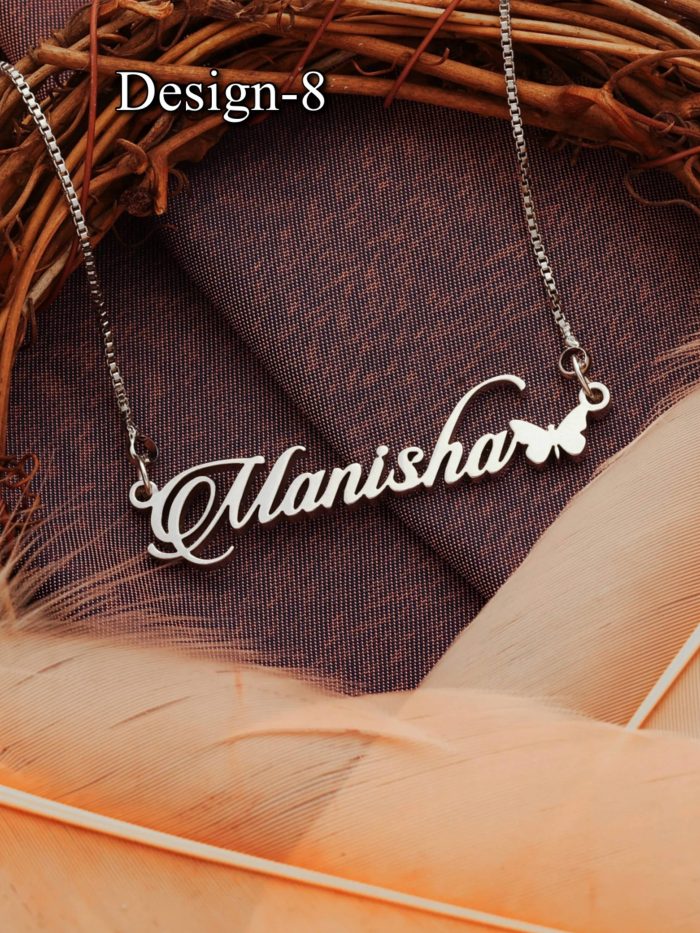 Name necklace Silver - Image 9