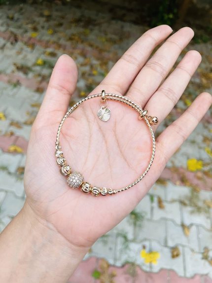 Gold plated bracelet