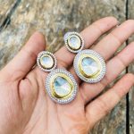 Teju Ad polki earrings
