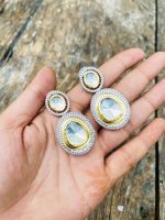 Teju Ad polki earrings