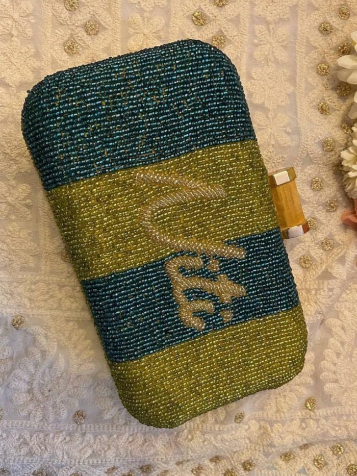 Stripe name clutch - Image 1