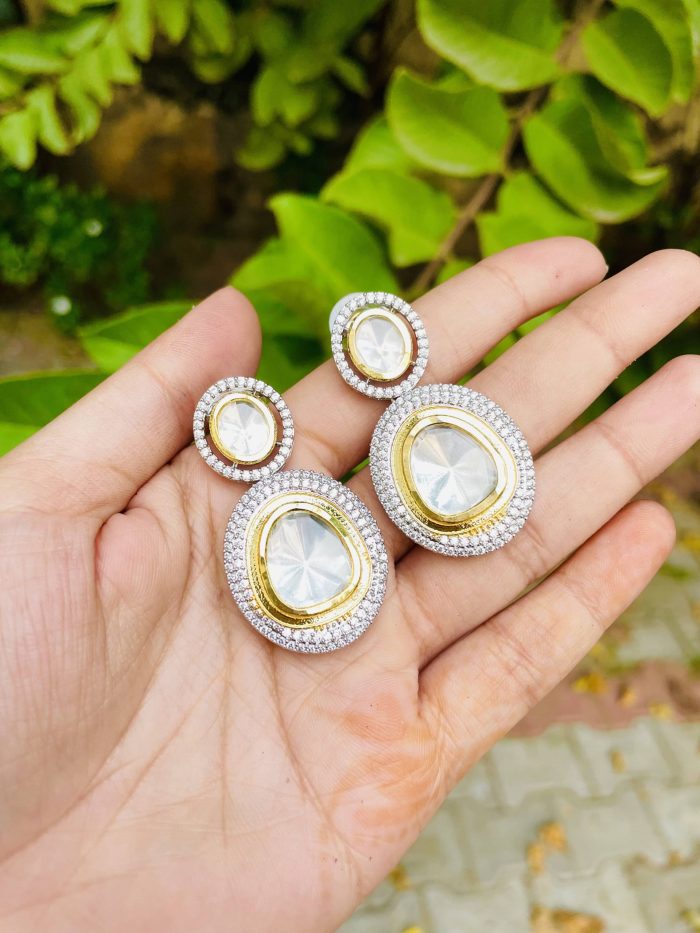 Teju Ad polki earrings - Image 3