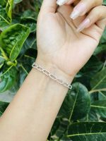 Chain pattern Ad bracelet