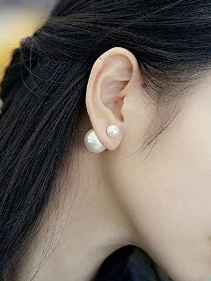 Big pearl earrings - Image 3