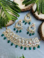 Sonal mirror necklace (Green) - Image 2