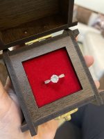 92.5 hallmark silver single diamond