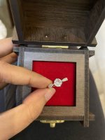 92.5 hallmark silver single diamond - Image 2