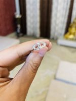 92.5 hallmark silver 2 heart ring