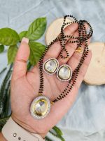 AD polki mangalsutra