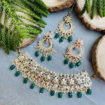 Sonal mirror necklace (Green)