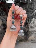 Samiksha brass earrings - Image 2