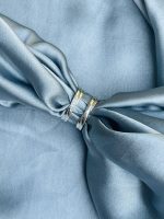 92.5 hallmark silver couple infinity band