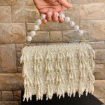 Pearl hand purse