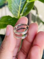 92.5 hallmark silver couple infinity band - Image 2