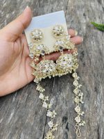 Jhumka with Sahara chain