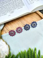 Harini flower earrings - Image 2