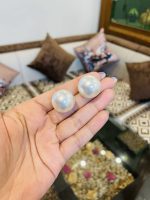 Hina khan Big pearl studs - Image 2