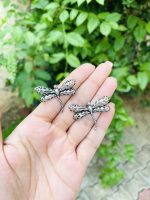 Blowflies brass earrings - Image 2