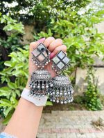 Harmeet mirror jhumka - Image 2