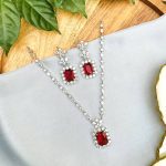 Kashu ad necklace ruby