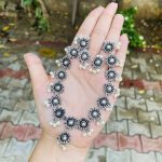 Rafida brass necklace