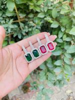 Square ad earrings - Image 2
