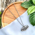 Shali brass long necklace