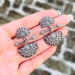 Malaika brass earrings